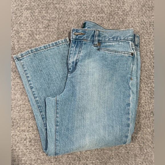 Lauren Ralph Lauren Light Blue Cropped Jeans Size 4 - Picture 3 of 15